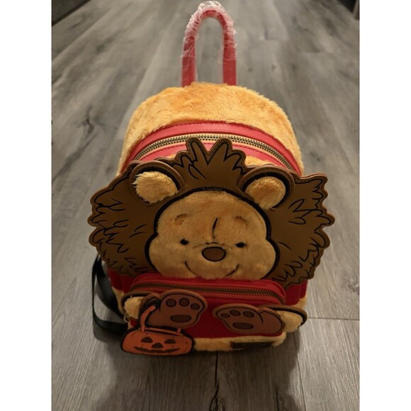 LOUNGEFLY Disney Winnie Pooh HALOWEEN Lion Costume Plush Cosplay Mini Backpack main image 7